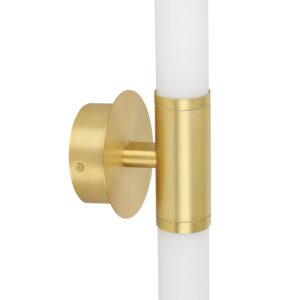 PALMERA 1 W/L 2X4.5W LED BRS MATT/OPAL