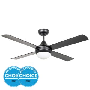 STRADBROKE 48 DC FAN 2X7W E27 BLK