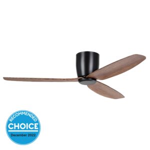 SEACLIFF 52 DC FAN BLK/LT WALNUT