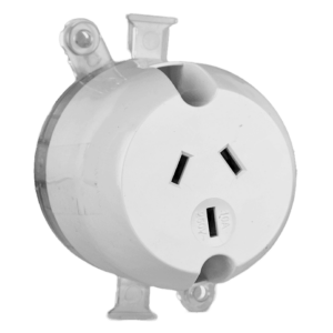 Mini Plug Base - Single Socket Clear Base