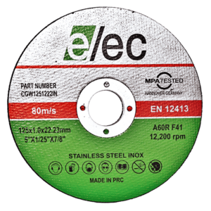 10 Pack Tin Inox Cutting Wheel 125X1.0X22.2