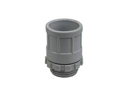 CONDUIT PLAIN TO SCREW ADAPTOR WITH LOCKNUT 25MM