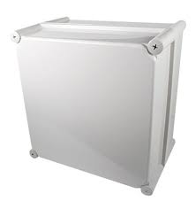 ENCLOSURE 280MM H X 280MM W X 130MM D IP66 ABS/PC POLYCARBONATE GREY LID