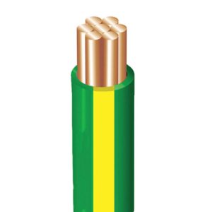 Building Wire 1 Core 6mm PVC Green/Yellow 0.6/1kV