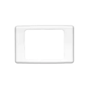 SWITCH FLUSH SURROUND WHITE